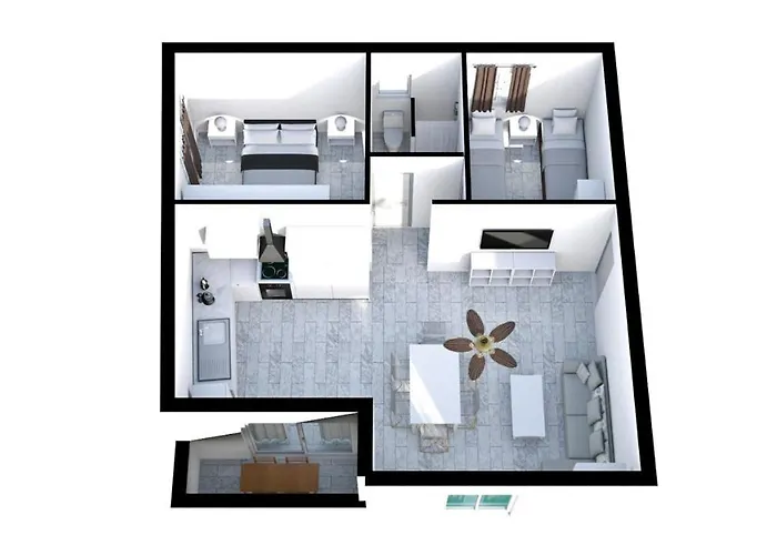 - Maslenik -appartement 65 M2 Et Piscine